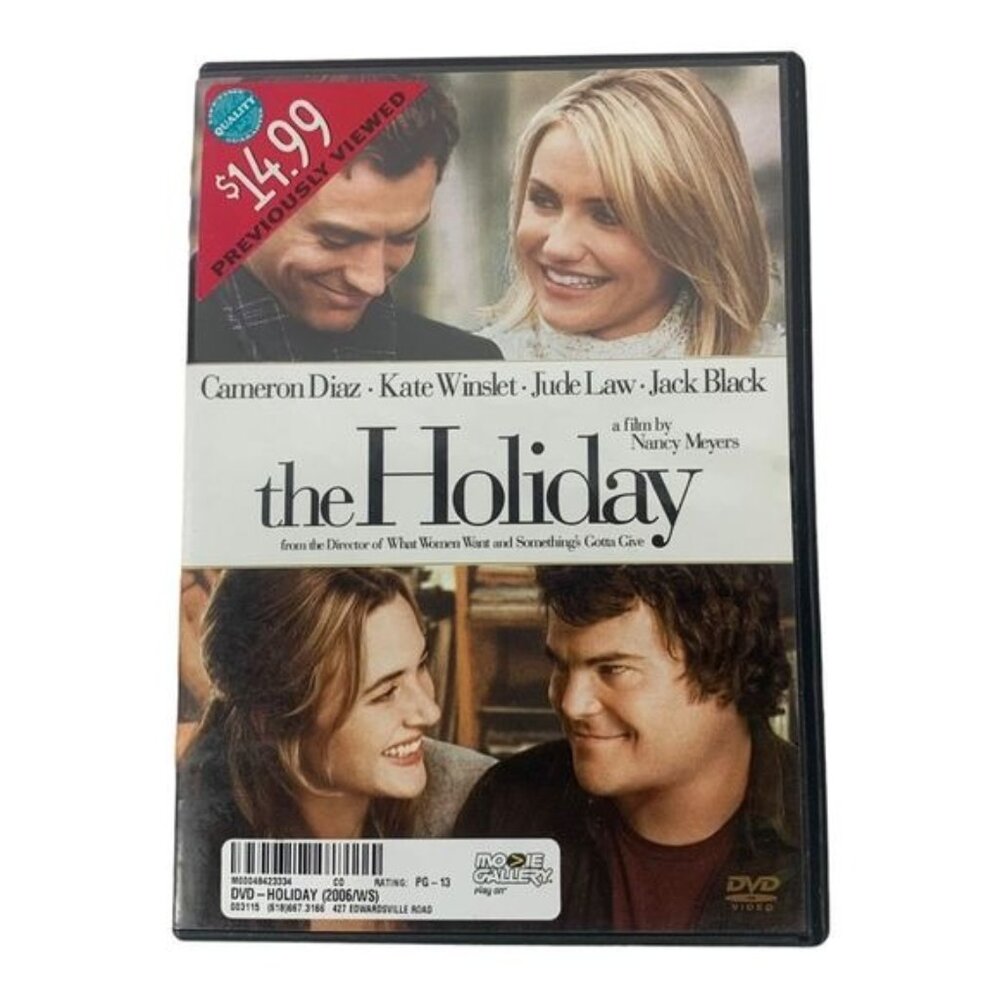 The Holiday DVD Cameron Diaz Kate Winslet Jude Law Romantic Comedy 2006